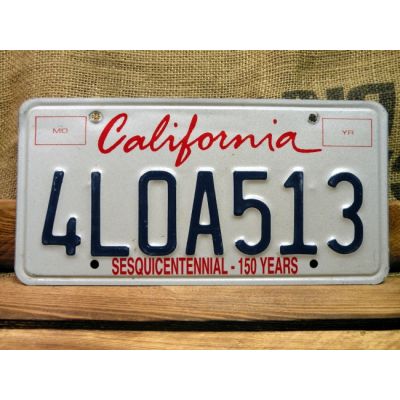 California Tablica Rejestracyjna USA Szyld Rejestracja 4LOA513