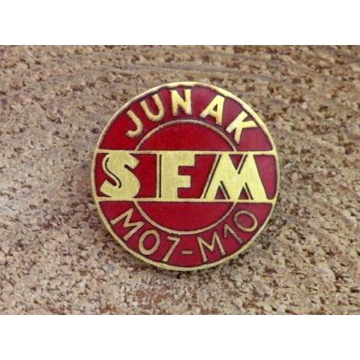 SFM Junak M07-M10 Czerwono Złota Znaczek Wpinka Blacha Pin
