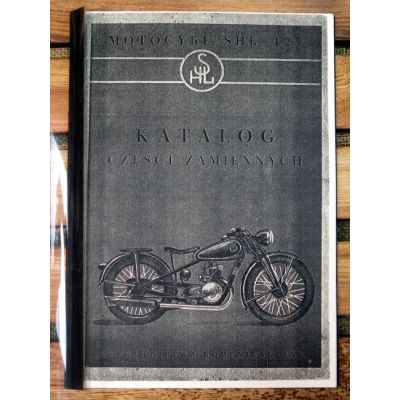 Motocykl SHL 125 Katalog Części Zamiennych