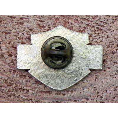 Harley-Davidson Logo Tarcza Pomarańczowe Znaczek Metalowy Wpinka Blacha Pin