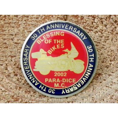 30th Anniversary Blessing Of The Bikes 2002 Znaczek Metalowy Wpinka Blacha Pin
