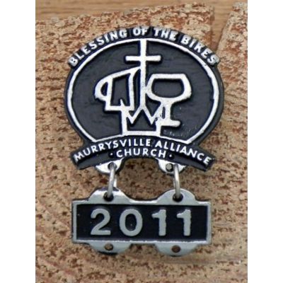 Blessing Of the Bikes 2011 Murrysville Znaczek Metalowy Wpinka Blacha Pin