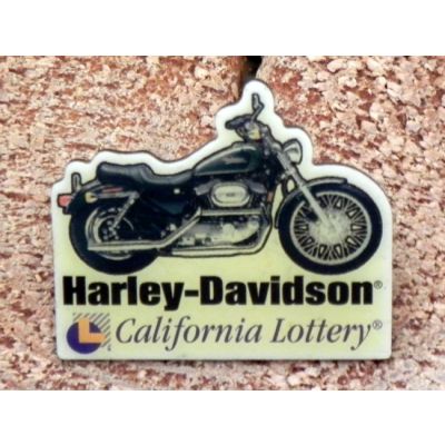 Harley-Davidson California Lottery Znaczek Metalowy Wpinka Blacha Pin