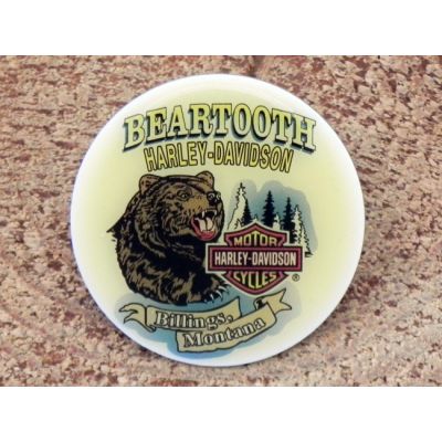 Beartooth Harley-Davidson Motorcycles Billings, Montana Znaczek Metalowy Wpinka Blacha Pin