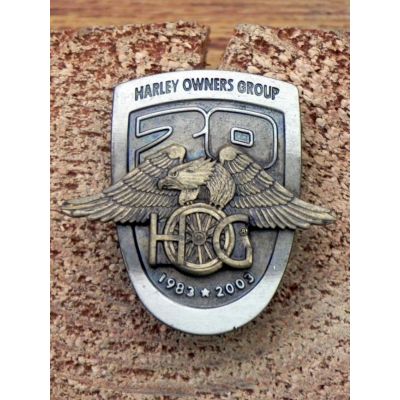 Harley Owners Group HOG 20 1983 2003 Orzeł Znaczek Metalowy Wpinka Blacha Pin