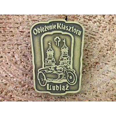 Oblężenie Klasztoru Lubiąż Znaczek Zlotowy Blacha Wpinka
