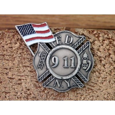 F.D. N.Y. 9 11 Fire Department New York Straż Pożarna Nowy Jork Wpinka