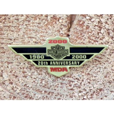 Harley Davidson Motorcycles MDA Znaczek Metalowy Wpinka Blacha Pin