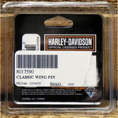 Harley-Davidson Logo Skrzydła Blacha Znaczek Wpinka