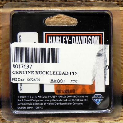 Genuine Harley-Davidson Motocykl Kucklehead Blacha Znaczek Wpinka