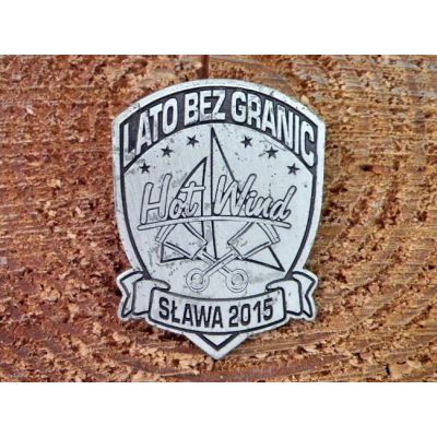 Lato Bez Granic Hot Wind Sława 2015 Znaczek Zlotowy Blacha Wpinka