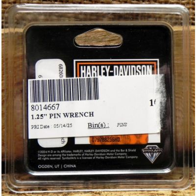 Harley-Davidson Logo Klucz Płaski Blacha Znaczek Wpinka