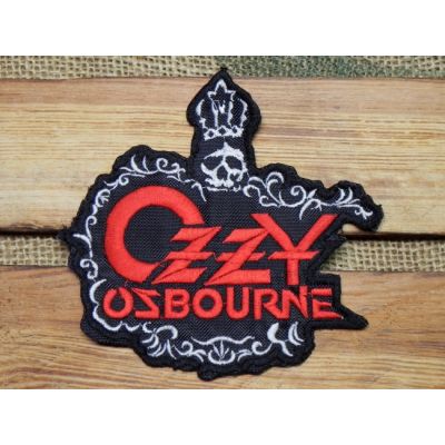 Ozzy Osbourne Czaszka Korona Naszywka Haftowana Black Sabbath Heavy Metal