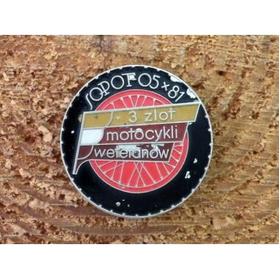 3 Zlot Motocykli Weteranów Sopot 05x81 Znaczek Zlotowy Blacha Wpinka