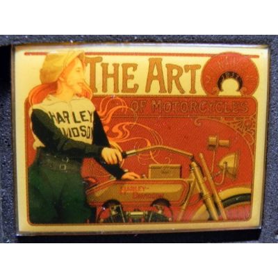 Harley-Davidson Puszka Zestaw Cztery Sztuki Blacha Znaczek Wpinka