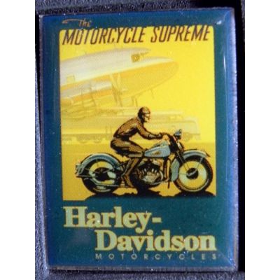 Harley-Davidson Puszka Zestaw Cztery Sztuki Blacha Znaczek Wpinka