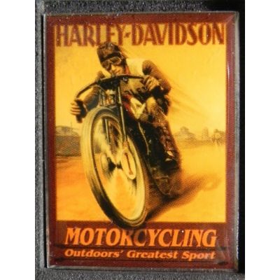 Harley-Davidson Puszka Zestaw Cztery Sztuki Blacha Znaczek Wpinka