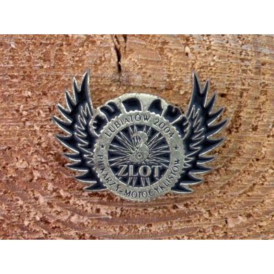 3 Zlot Piekarzy Motocyklistów Lubiatów 2004 Znaczek Zlotowy Blacha Wpinka