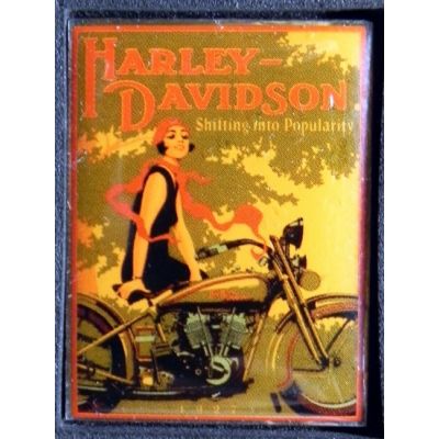 Harley-Davidson Puszka Zestaw Cztery Sztuki Blacha Znaczek Wpinka