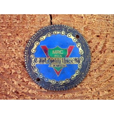 2 Zlot Ogólny Ujście '96 12 - 14 lipca '96 MRC Piła Znaczek Zlotowy Blacha Wpinka