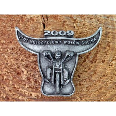 2009 Zlot Motocyklowy Wołów Golina Znaczek Zlotowy Blacha Wpinka