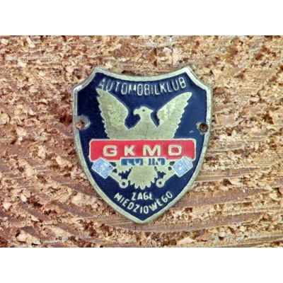 Automobilklub Zagł Miedziowego GKMD Lubin Znaczek Blacha Wpinka