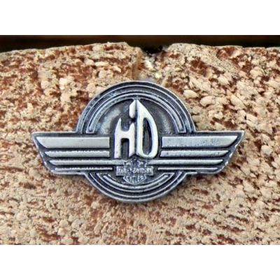 HD Harley-Davidson Logo Okrągła Blacha Znaczek Wpinka Wzór 2