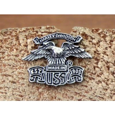 Harley-Davidson Made In USA Est 1903 Orzeł Blacha Znaczek Wpinka Wzór 4