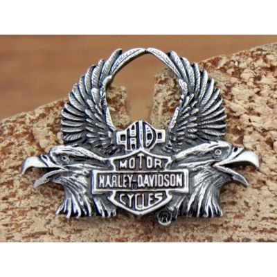 HD Harley-Davidson Logo Tarcza Skrzydła Blacha Znaczek Wpinka Wzór 11