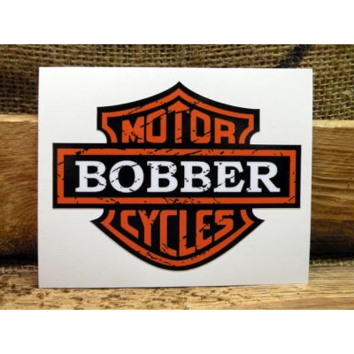 Bobber Motorcycles Logo Tarcza Naklejka Motocykl