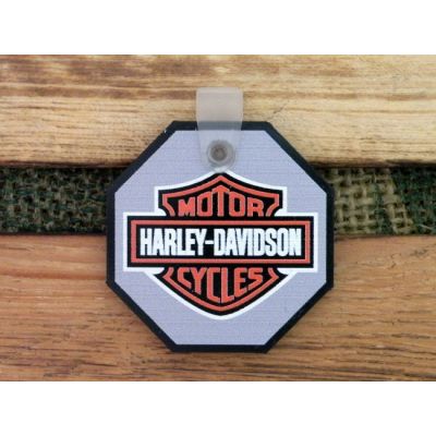 Harley-Davidson Logo Tarcza Dealer Ernie's H-D East Algona Oryginalny Brelok USA