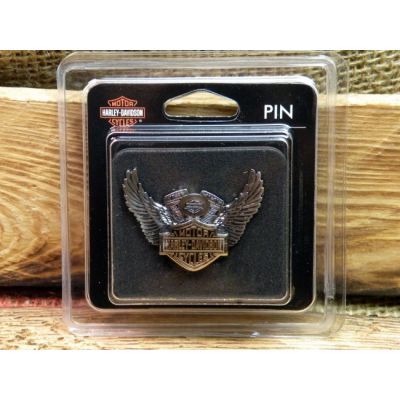 Harley-Davidson Motorcycles Logo Silnik V2 Blacha Znaczek Wpinka Skrzydła