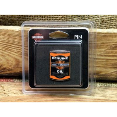 Harley-Davidson Motorcycles Logo Genuine Oil Blacha Znaczek Wpinka Puszka
