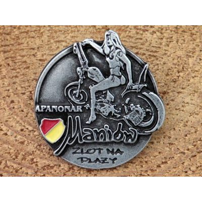 Maniów Zlot Na Plaży Apanonar Znaczek Zlotowy Blacha Wpinka