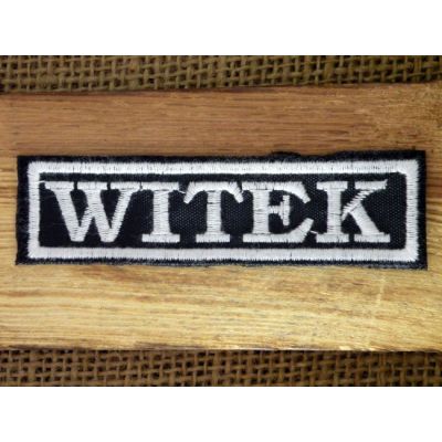 Witek Naszywka Imienna Imię Haftowana Naszywka Haftowana