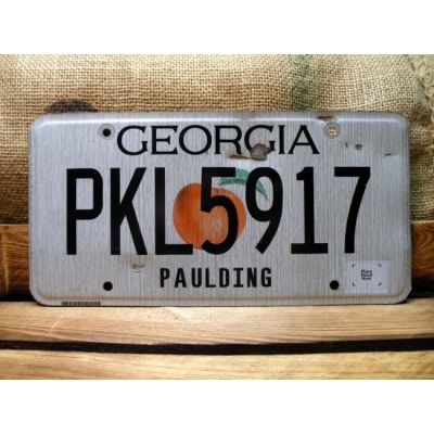 Georgia Tablica Rejestracyjna USA Szyld Rejestracja PKL5917