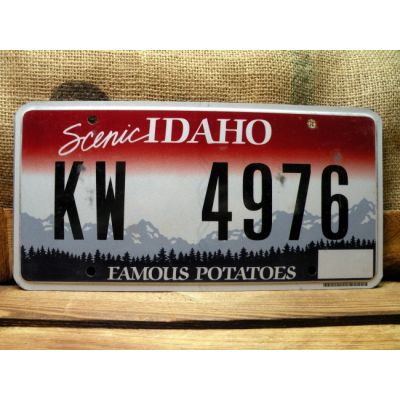 Idaho Tablica Rejestracyjna USA Szyld Rejestracja KW 4976