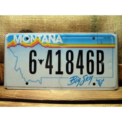 Montana Big Sky Tablica Rejestracyjna USA 6 41846B