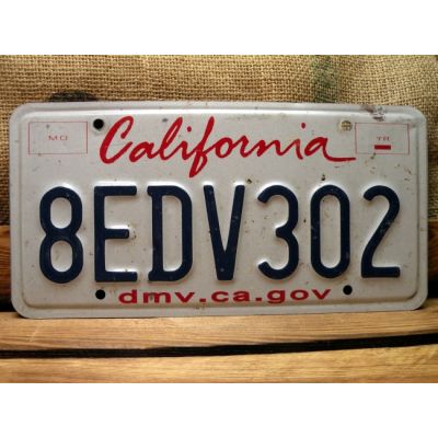 California Tablica Rejestracyjna USA Szyld Rejestracja 8EDV302