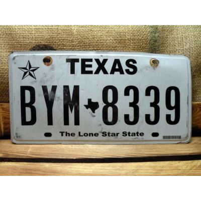 Texas Tablica Rejestracyjna USA BYM 8339
