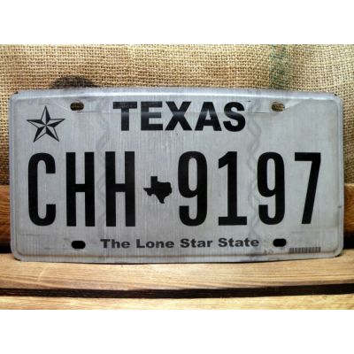 Texas Tablica Rejestracyjna USA CHH 9197