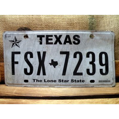 Texas Tablica Rejestracyjna USA FSX 7239