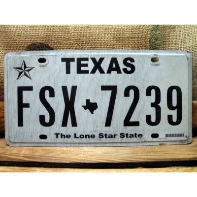 Texas Tablica Rejestracyjna USA FSX 7239