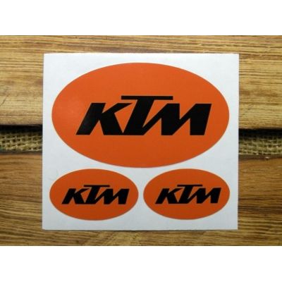 KTM Logo Naklejka Motocykl