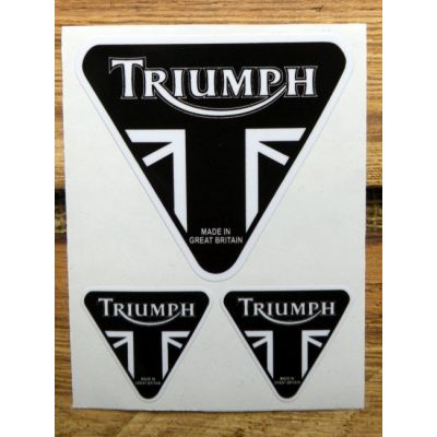 Triumph Made In Great Britain Logo Flaga Naklejka Motocykl