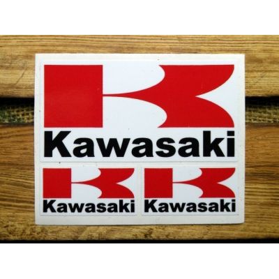Kawasaki Logo Naklejka Motocykl