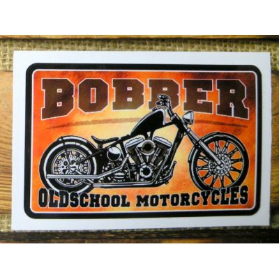 Bobber Oldschool Motorcycles Naklejka Motocykl