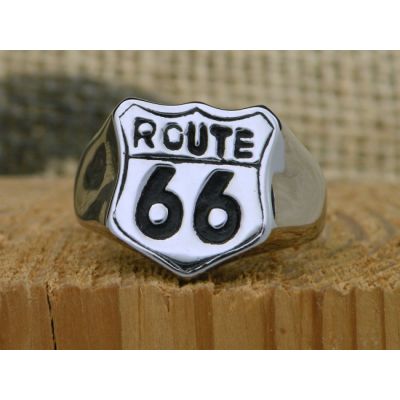 Route 66 USA Sygnet Motocyklowy Stal 316L Tarcza