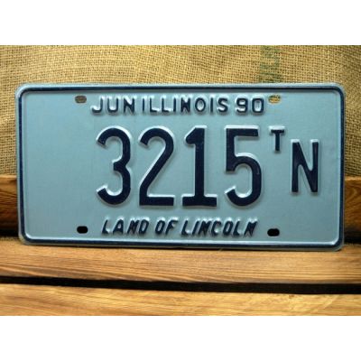 Illinois Land Of Lincoln Tablica Rejestracyjna USA 3215TN