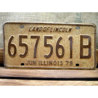 Illinois Land Of Lincoln Tablica Rejestracyjna USA 657561B